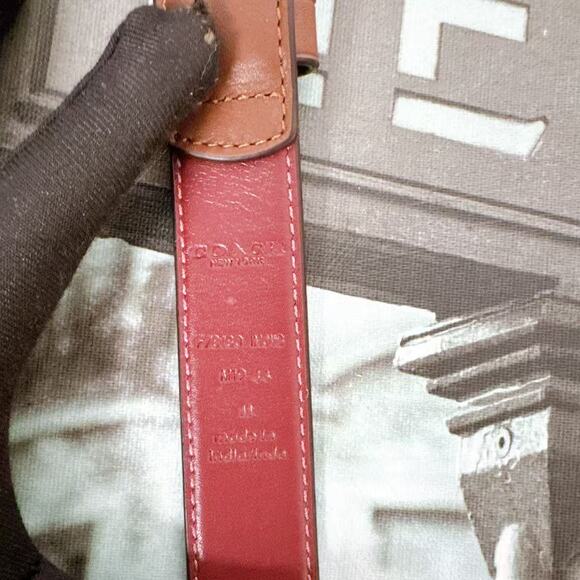 Coach F78180 Brown Classic Belt main image 7